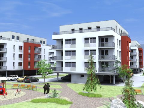 Prodej bytu, 2+kk s terasou a parkovacím stáním, Dašice